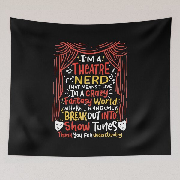 Item preview, Theatre Nerd Stage Actors Actresses Acting Drama designed and sold by haselshirt.
