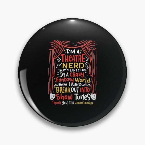 Item preview, Theatre Nerd Stage Actors Actresses Acting Drama designed and sold by haselshirt.