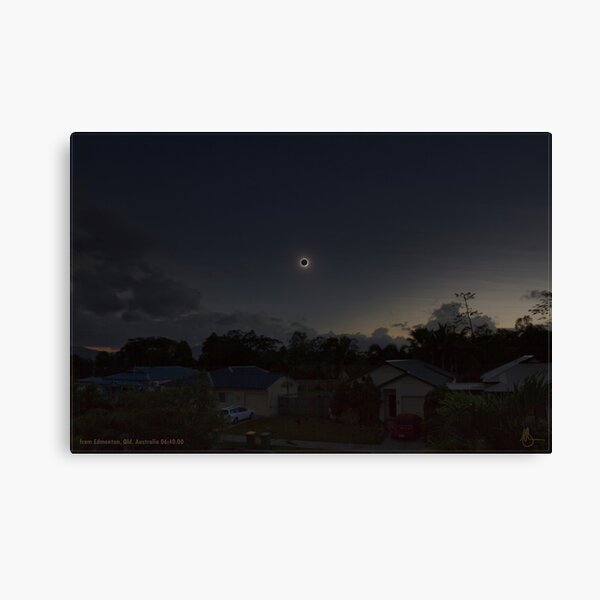 Cairns Total Solar Eclipse 14-11-2012 Canvas Print
