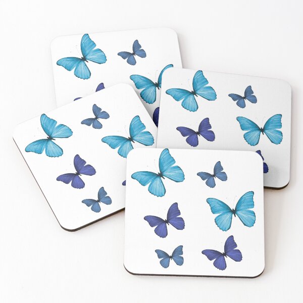 Item preview, blue butterfly sticker pack designed and sold by flumadiddlee.