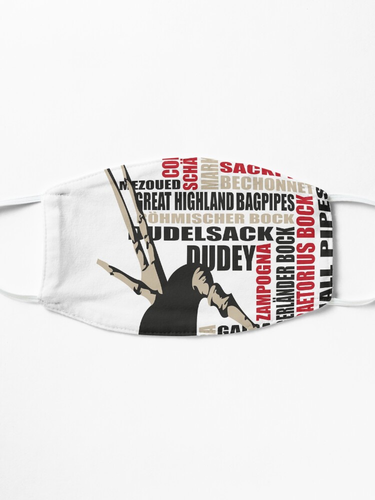 Alternate view of Sackpfeifen Textwolke Mask