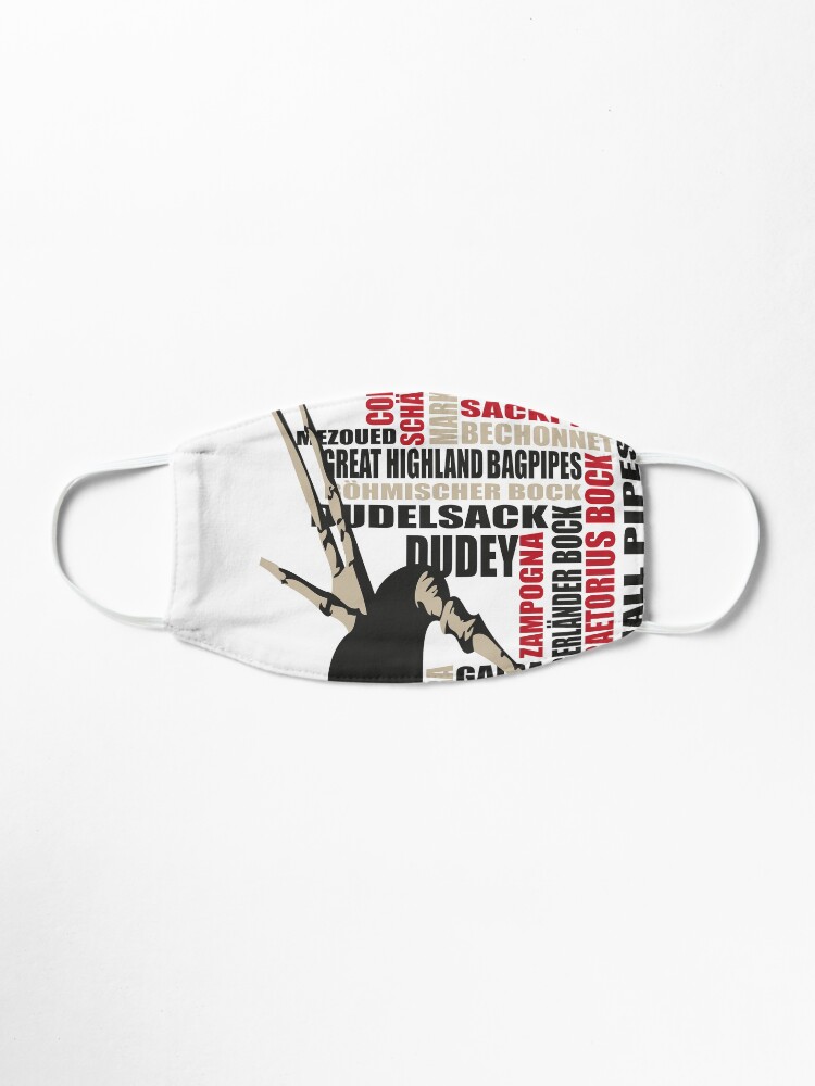 Alternate view of Sackpfeifen Textwolke Mask