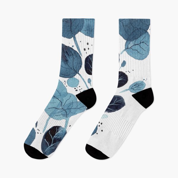 Item preview, Blue Droplet Leaves designed and sold by Jenni Toikkanen.