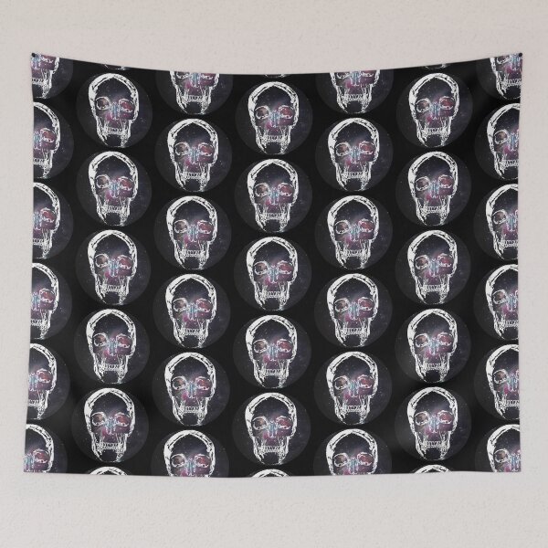 Item preview, Human Skull in a Galaxy designed and sold by Sophie Earl.