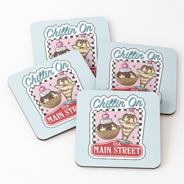 Item preview, Chillin On Main Street USA 50's Retro Ice Cream Parlor designed and sold by BriarPatchTees.