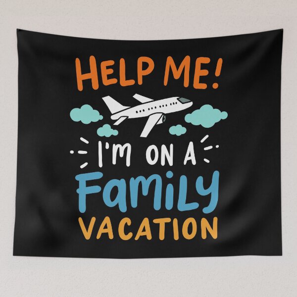 Item preview, Family Vacation Airplane designed and sold by 4tomic.