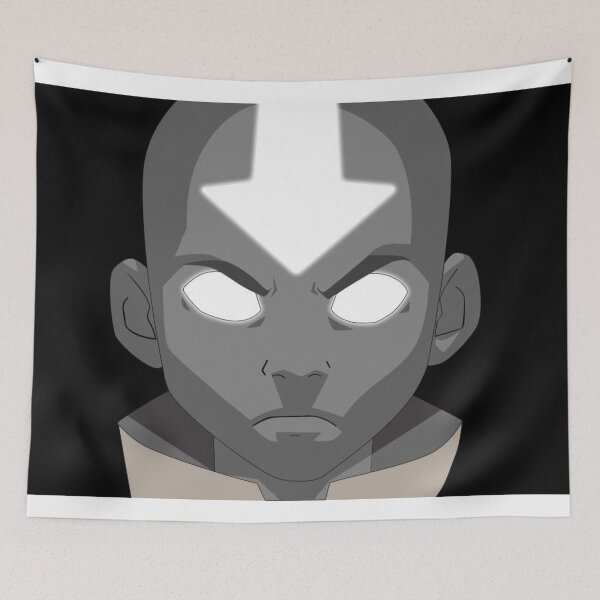 Item preview, Aang Avatar State Black and White designed and sold by Fan Service.