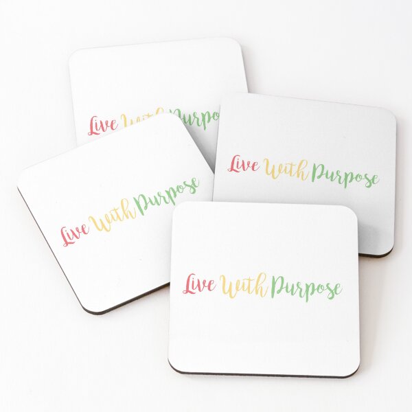 Item preview, Live With Purpose AGD Slogan designed and sold by Stickers by SoSrat.
