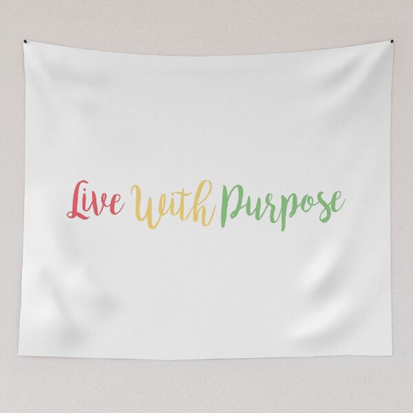 Item preview, Live With Purpose AGD Slogan designed and sold by Stickers by SoSrat.