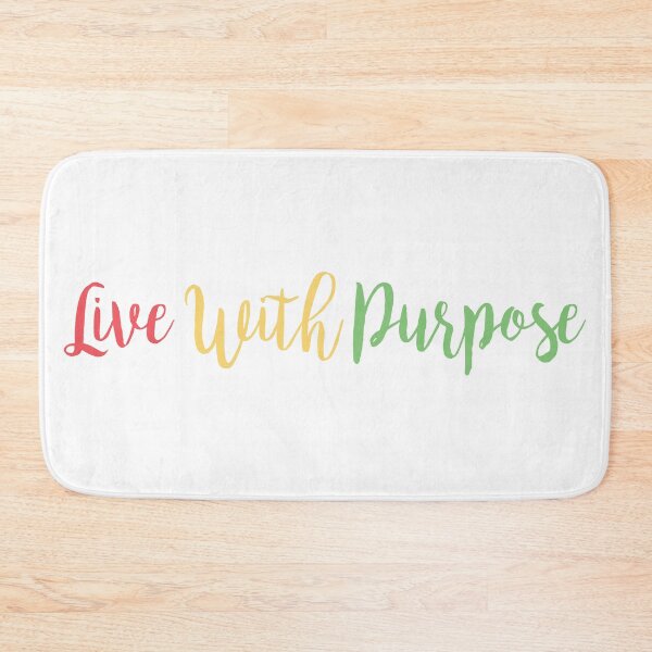 Item preview, Live With Purpose AGD Slogan designed and sold by Stickers by SoSrat.