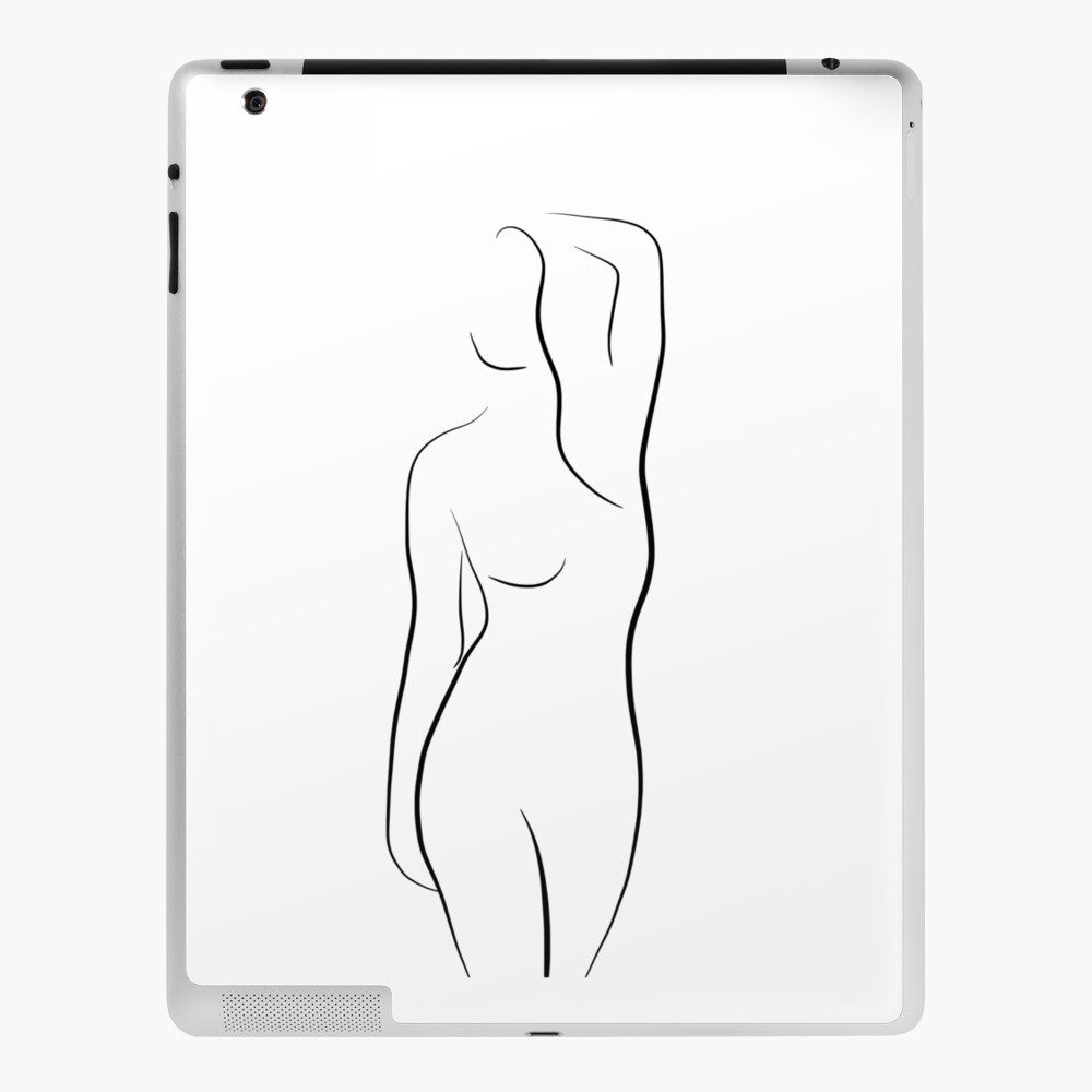 Nude Woman Line Drawing - Mya My Dear