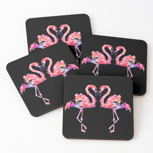Item preview, Flamingo's in Love designed and sold by Jamboprints.
