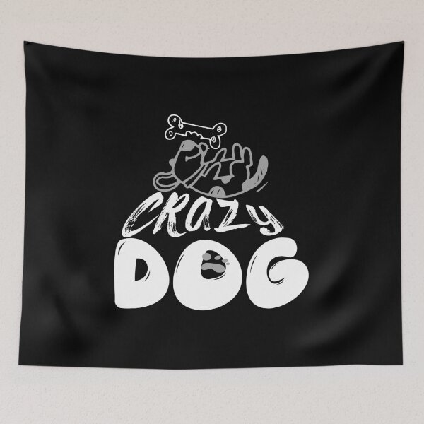 Item preview, crazy dog , mad dog , animal lover  designed and sold by MimiouchB.