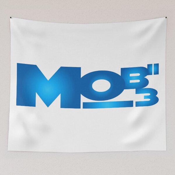 Item preview, Mobii_3 logo - blue designed and sold by Marcel Wirth.