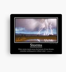 Storms Canvas Print