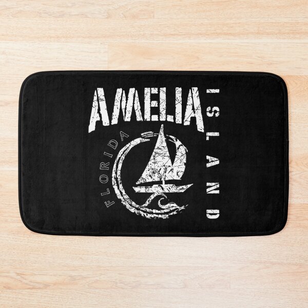 Item preview, Amelia Island Florida, FL, Sailboat Sailing Yacht Nautical Wave Souvenir Gift designed and sold by ArtByBollwitt.