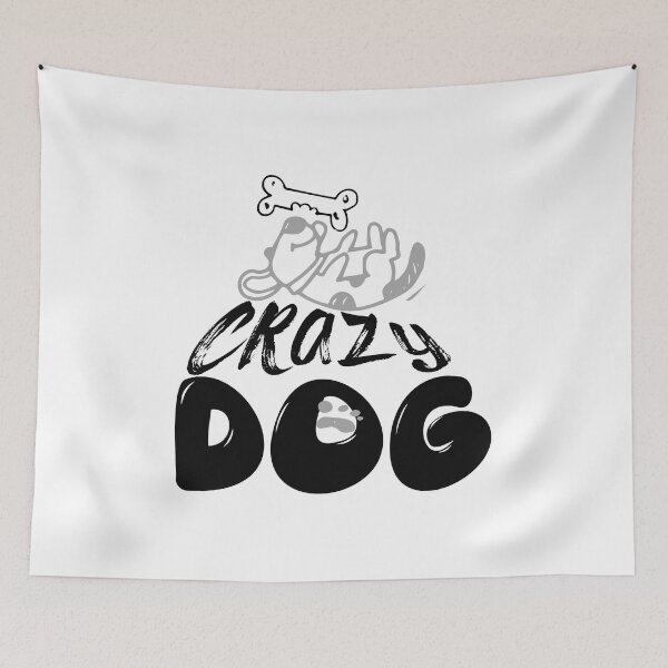 Item preview,  crazy dog , mad dog , animal lover  designed and sold by MimiouchB.