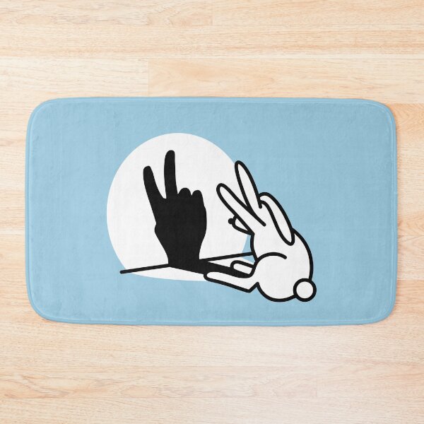 Item preview, Rabbit shadow hand 2 two years old birthday kid  designed and sold by LaundryFactory.