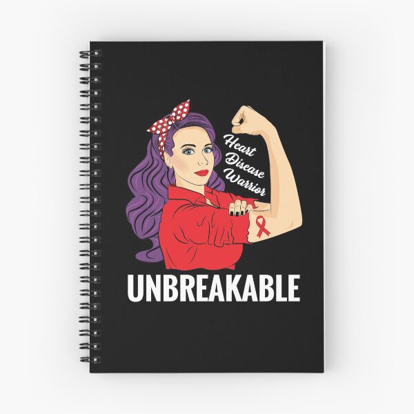 Item preview, Heart Disease Awareness Warrior Unbreakable designed and sold by ZNOVANNA.