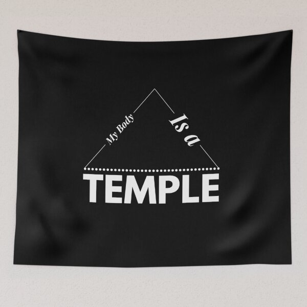 Item preview, My Body is a Temple designed and sold by VerbalTeeStore.