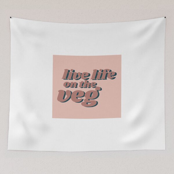 Item preview, Live life on the veg retro designed and sold by isobelcough.