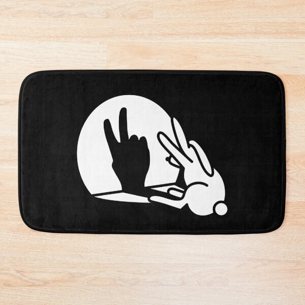 Item preview, Funny rabbit hare shadow hand victory peace V sign  2 two years old birthday kid  designed and sold by LaundryFactory.