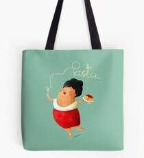 Spaghetti Pasta Lady Tote Bag