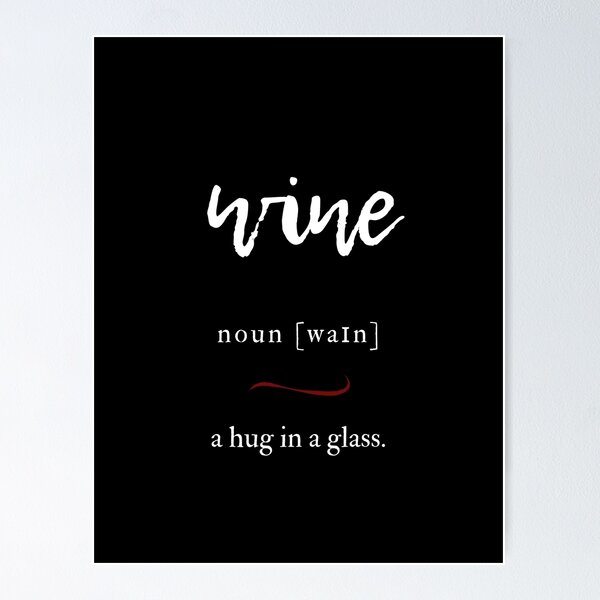 Artikel-Vorschau von Wine (Wein) Definition | Dictionary Collection, designt und verkauft von Designschmiede.