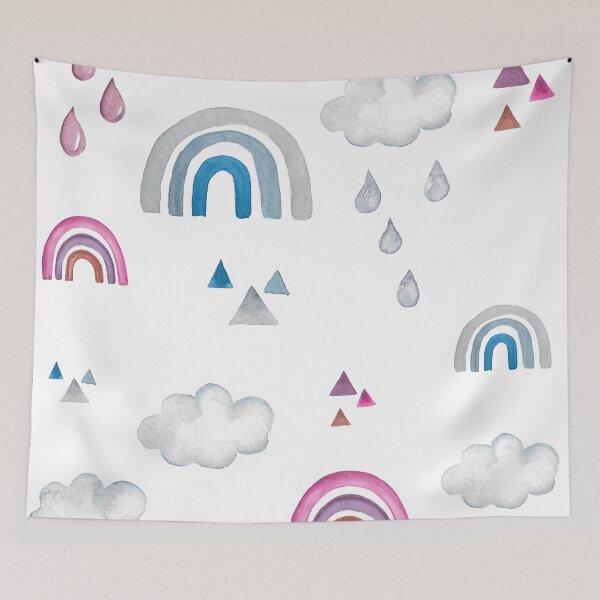 Item preview, Rainbow pastel pattern designed and sold by zabrinaz.