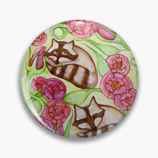 Item preview, Raccoon Roses Spring  designed and sold by FrictionMaxxing.