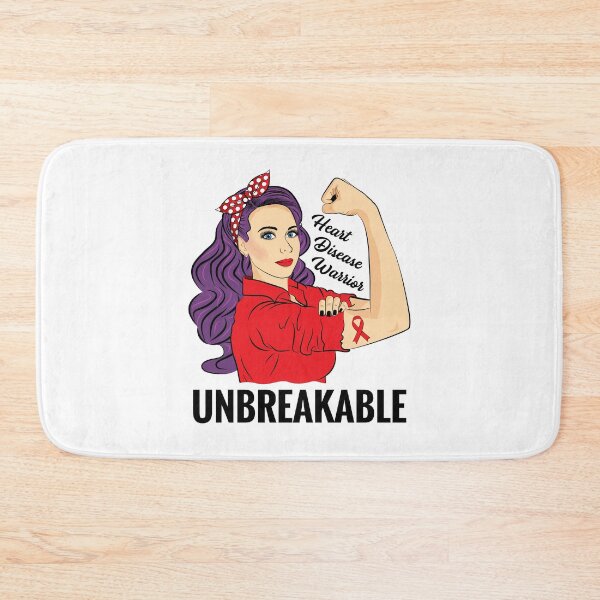 Item preview, Heart Disease Warrior Unbreakable Awareness designed and sold by ZNOVANNA.