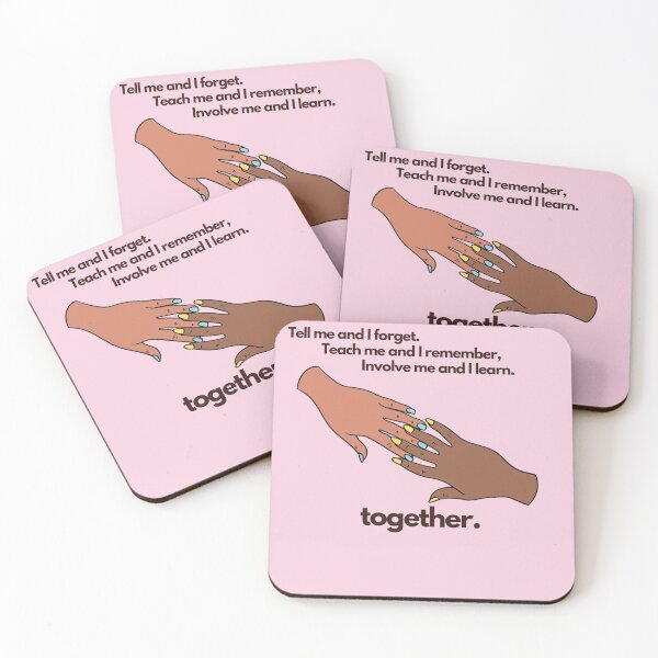 Item preview, tell me and i forget. teach me and I remember, involve me and i learn  designed and sold by Lexi Ostrager.