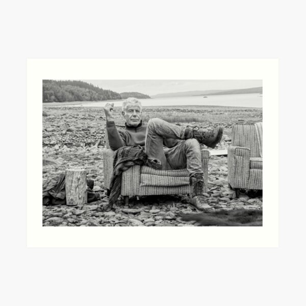 Sea Bourdain Side Art Print