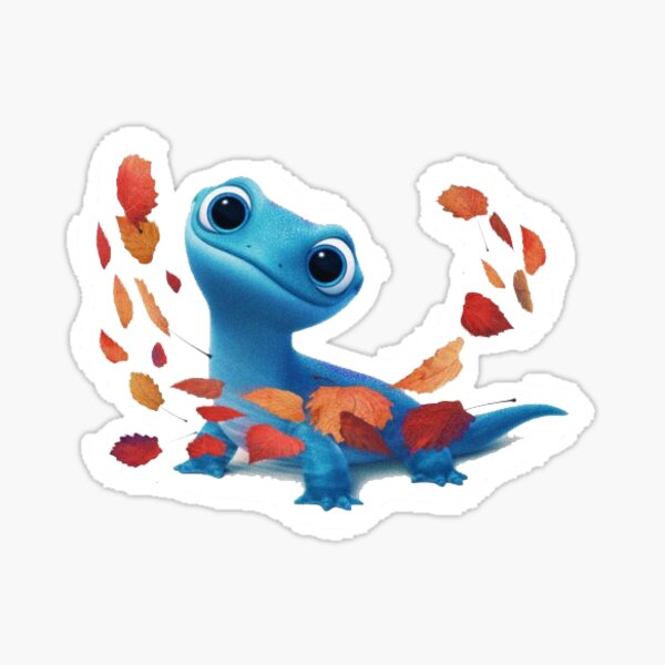 Blue Bruni The Lizard Sticker