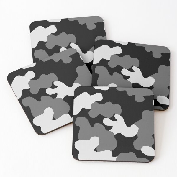 Item preview, White and Gray Camo designed and sold by Aziz Designs.