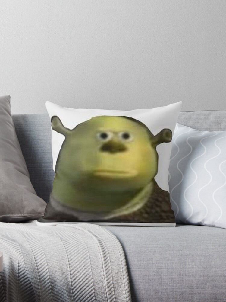 Shrek meme Throw Pillow for Sale by Pulte