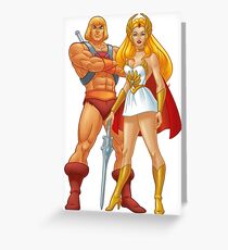 He-Man And She-Ra Greeting Card