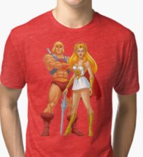 He-Man And She-Ra Tri-blend T-Shirt