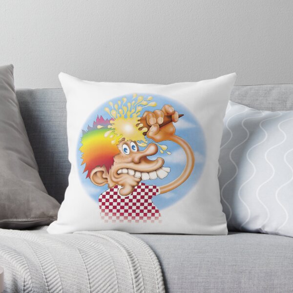 Grateful Dead Europe 72 Throw Pillow