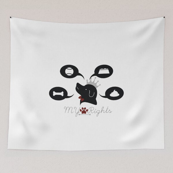 Item preview, dog rights ,play, defecate, eat, hunt ,adoption, king dog designed and sold by MimiouchB.