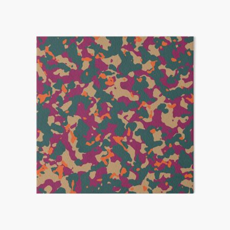 Summer Camo Art Board Print