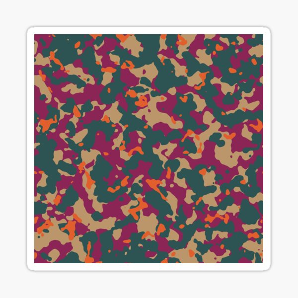 Summer Camo Sticker