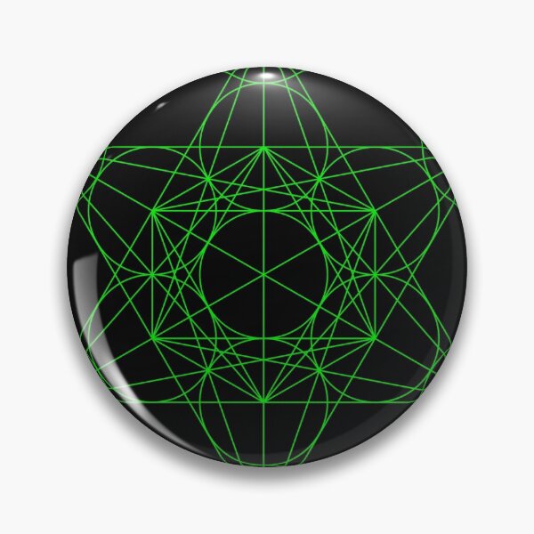 Item preview, Metatron's Cube Green designed and sold by 2sweetsDesign.