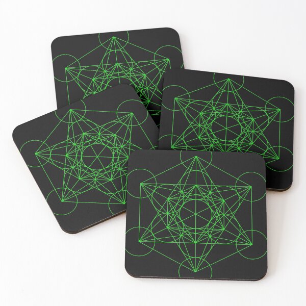 Item preview, Metatron's Cube Green designed and sold by 2sweetsDesign.