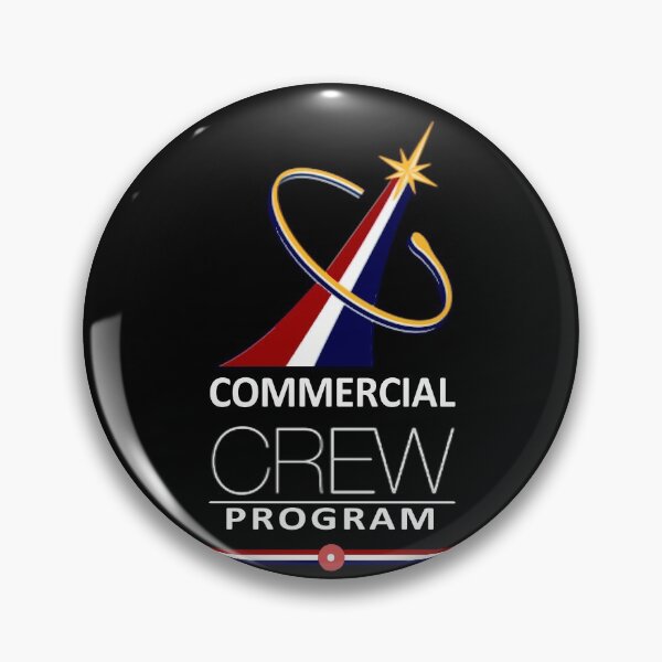 Item preview, NASA's Commercial Crew Program Flight Suit Patch designed and sold by Nikki SpaceStuffPlus.