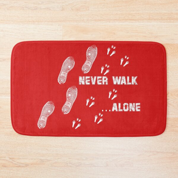 Item preview, Never walk alone bunny rabbit paw designed and sold by DerNerd.