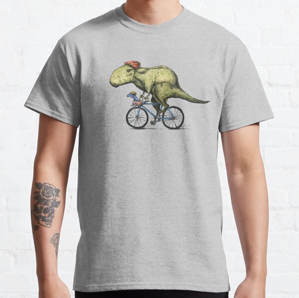 Item preview, T-rex Bikers, Bicycle Riding Dinosaur Design designed and sold by joykolitsky.