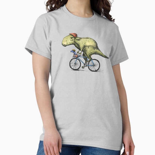 Item preview, T-rex Bikers, Bicycle Riding Dinosaur Design designed and sold by joykolitsky.