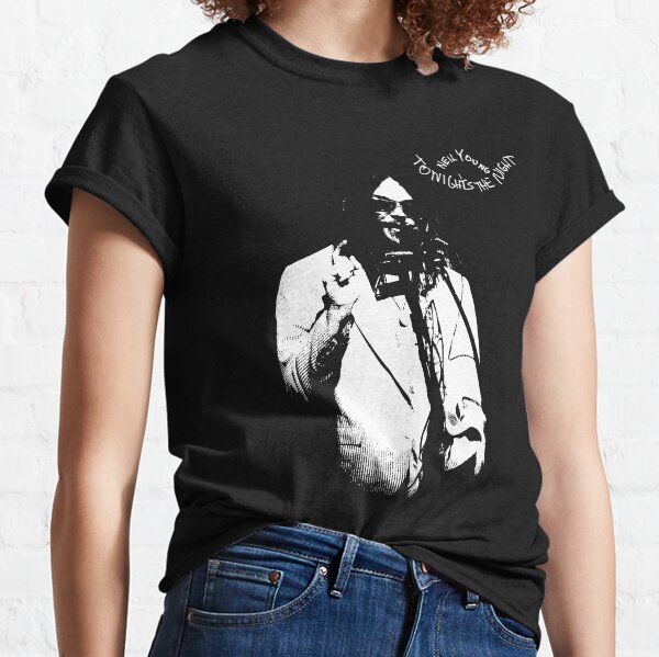 Neil Young-Tonight's the Night-Music,Folk,Rock-Guitar-Grunge Classic T-Shirt