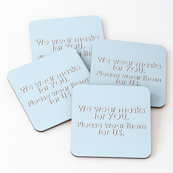 Item preview, We wear masks for you. please wear them for us.  designed and sold by mikaelawms.